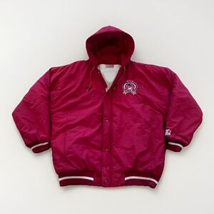 Vintage Alabama Crimson Tide Starter Puffer Jacket Mens XL 90s Full Zip